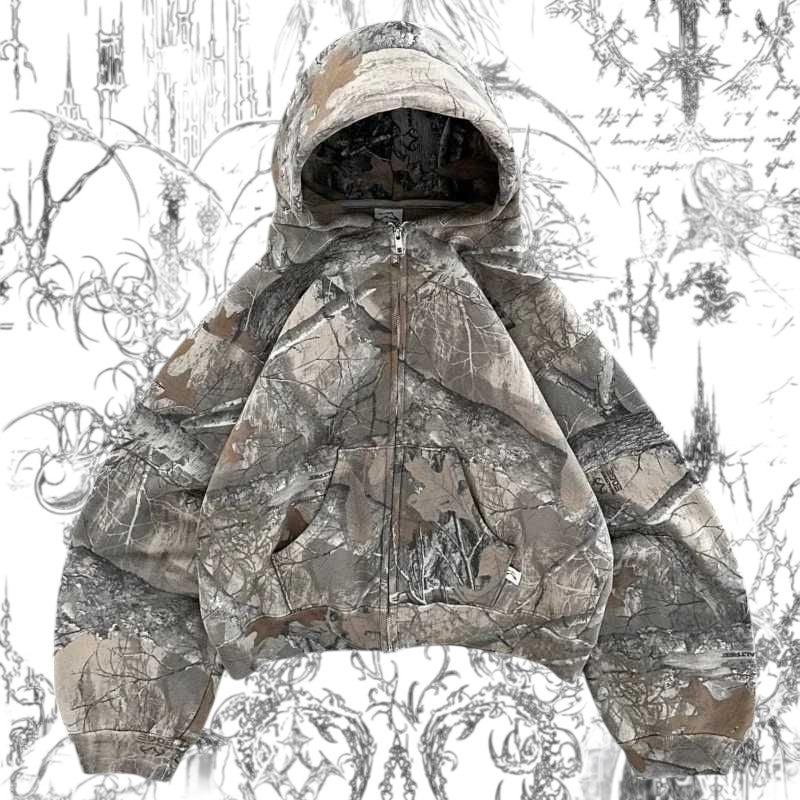 “Real tree” zip up