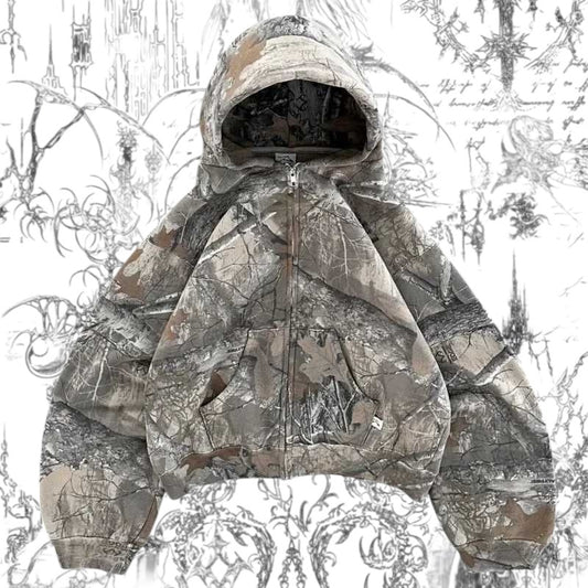 “Real tree” zip up